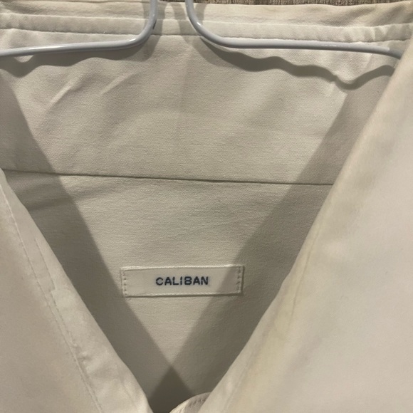 Caliban men’s white button down. Size 14. 1/2 - Picture 3 of 6